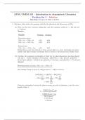 ATOC/CHEM 219 – Introduction to Atmospheric Chemistry Problem Set 3 – Solution