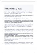 Publix ASM Study Guide 2025 with complete solutions