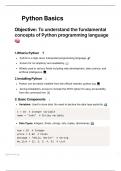 Python Basics