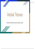 Verbal tenses