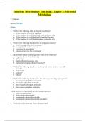 OpenStax Microbiology Test Bank Chapter 8: Microbial Metabolism