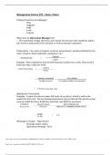 MGSC 395 Test 1exam study guide