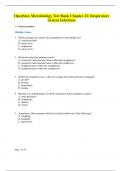 OpenStax Microbiology Test Bank Chapter 22: Respiratory System Infections