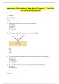 OpenStax Microbiology Test Bank Chapter 2: How We See the Invisible World