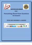 HESI OB MATERNITY TB QUESTIONS & ANSWERS