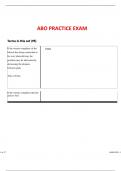 2024 ABO CERTIFICATION EXAM