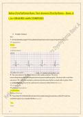 Relias Dysrhythmia Basic Test Answers 2024 Dysrhythmia – Basic A ( A+ GRADED 100% VERIFIED) 