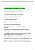 SNHD-BODY ART CARD EXAM 2024 QUESTIONS AND ANSWERS