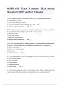 NURS 612 Exam 3 newest 2024 Actual Questions With verified Answers