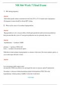 NR 566 Exams Set (Latest 2024 / 2025) Questions & Answers with rationales 