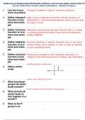 PORTAGE LEARNING BIOCHEMISTRY MODULE 3 EXAM 2024-2025/LATEST UPDATE EXAM WITH WELL EXAPLAINED ANSWERS/A+ GRADE/174 Q&As