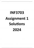 INF3703 Assignment 1 Answers 2024 - 100% Guaranteed