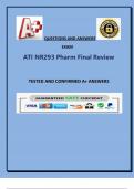 ATI NR293 Pharm Final Review