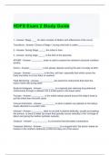 HDFS Exam 2 Study Guide 2024