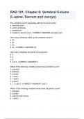 RAD 101, Chapter 8: Vertebral Column (L-spine, Sacrum and coccyx)