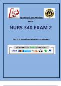 NURS 340 EXAM 2