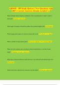 ARDMS - SPI Study Quizzes | New Questions with 100% Correct Answers Already Graded A+