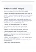 Delta Sigma Theta/Delta Sigma Pi /Delta Sigma Phi Exam Bundle (Graded A)