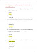 BIOS-255 Week 5 Examination 2 (Week 3 and 4): - Providing Responses with 100% Accuracy - Evaluated and Awarded the Highest Grade of A+