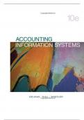 Accounting Information System Gelinas Gelinas 10th Edition Solutions Manual