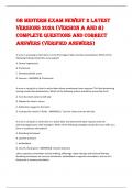 OB MIDTERM EXAM NEWEST 2 LATEST  VERSIONS 2024 (VERSION A AND B)  COMPLETE QUESTIONS AND CORRECT  ANSWERS (VERIFIED ANSWERS