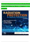 TEST BANK For Radiation Protection in Medical Radiography, 9th Edition by Sherer, Verified Chapters 1 - 14, Complete Newest Version