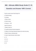 3B2 - Ultimate ABSA Study Guide C1-15 Question and Answer 100% Correct