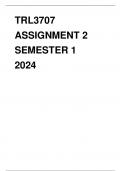 TRL3707 ASSIGNMENT 2 SEMESTER 1 2024