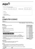 AS COMPUTER SCIENCE Paper 2