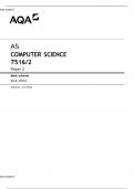 AS COMPUTER SCIENCE 7516/2 Paper 2