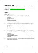 Test Bank for Your Health Today Choices in a Changing Society 8th Edition by Teague Michael ISBN 9781260580105, Chapter 1-18