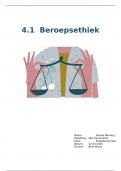 4.1 Beroepsethiek 