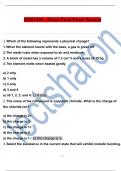 Dixon Final Exam Questions and Answers with complete solution