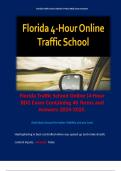 Traffic School Study Guide Package. 