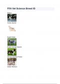 FFA Veterinary Science CDE Breed/Species Identification