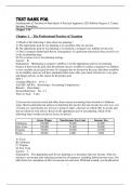 Test Bank For Fundamentals of Taxation for Individuals A Practical Approach, 2024 Edition by Gregory A. Carnes, Suzanne Youngberg Chapter 1-18