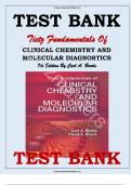 Test Bank For Tietz Fundamentals of Clinical Chemistry and Molecular Diagnostics  7th Edition by Carl A. Burtis