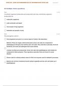 BIOS-242: | BIOS 242 FUNDAMENTALS OF MICROBIOLOGY WITH LAB WEEK 1 CONCEPTS OF THE CELL QUESTIONS WITH ANSWERS