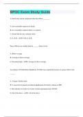 BPOC Exam Study Guide