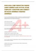 VATI GREEN LIGHT PREDICTOR EXAM AND PRACTICE EXAM NEWEST 2024 ACTUAL EXAM COMPLETE 200 QUESTIONS AND CORRECT DETAILED ANSWERS (VERIFIED ANSWERS