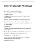 ELECTRIC CHARGES AND FIELDS