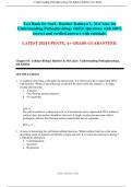 Test Bank for SueE. Huether Kathryn L. McCance for Understanding Pathophysiology 6thEd. Questions with 100 correct and verified answers with rationale.