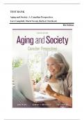 Test Bank for Aging and Society Canadian Perspectives 8th Edition by Lori Campbell, Mark Novak, Herbert Northcott 