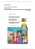 Test Bank - Advanced Pediatric Assessment, 3rd Edition (Chiocca, 2020), Chapter 1-26 | All Chapters