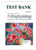 Test Bank For Davis Advantage for Pathophysiology: Introductory Concepts and Clinical Perspectives Third Edition by Theresa Capriotti,  Chapters 1-46, Complete Guide A+