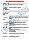 wedish COPE Health Scholars Written Test Study Guide Actual Questions and Answers Solved 100%