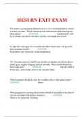 HESI RN EXIT EXAM 2024/25