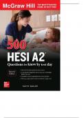 McGraw Hill 500 HESI A2  Questions  to know by test day