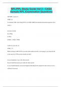 RPL/PPL Study Guide Vol 2 - CASA Sample RPL Examination Questions