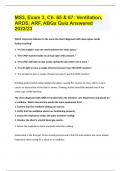 MS3, Exam 3, Ch. 65 & 67: Ventilation, ARDS, ARF, ABGs Quiz Answered 2022/23  Which statement indicates to the nurse the client diagnosed with sleep apnea needs further teaching? 1. “If I lose weight I may not need treatment for sleep apnea.” 2. “The CPAP